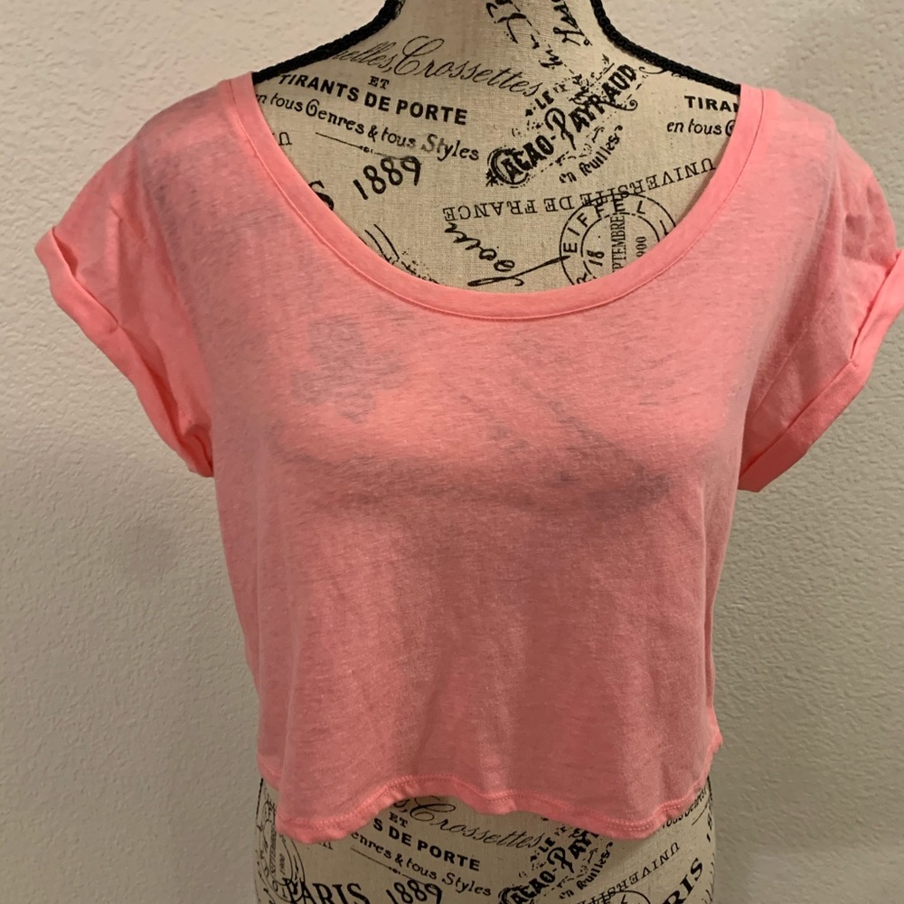 Charlotte Russe Pink Crop Top